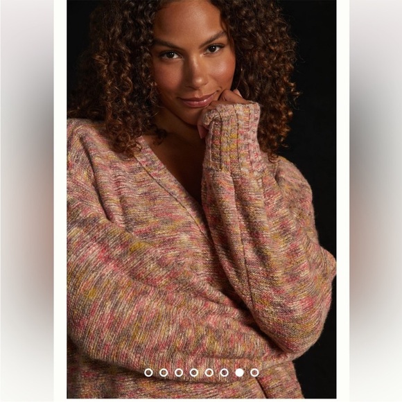 Anthropologie NWT Piloro Deep-V
Sweater Size L. - Picture 7 of 16